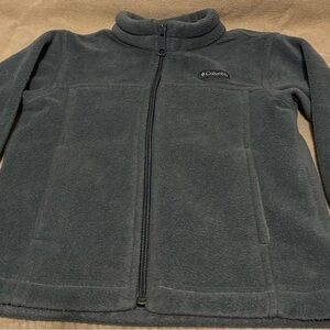 Columbia Dark Gray Full-Zip Fleece Jacket